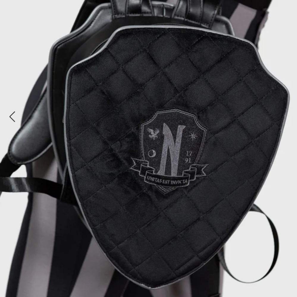 Killstar Official Wednesday Addams Not Friends Material Backpack Addams Family